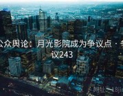 公众舆论：月光影院成为争议点 · 争议243