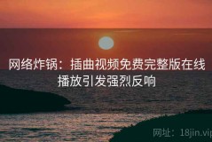 网络炸锅：插曲视频免费完整版在线播放引发强烈反响