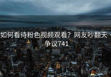 如何看待粉色视频观看？网友吵翻天 · 争议741